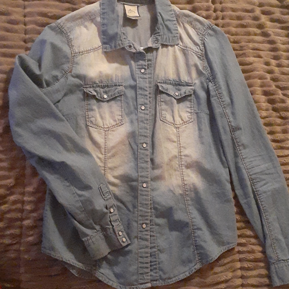 Ashley Denim Western Shirt